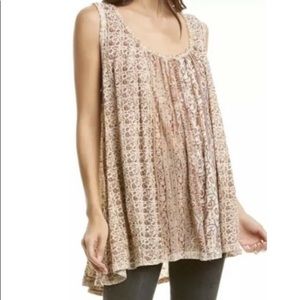 NWT Free People Mess Around Floral Tunic